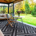 DEORAB Outdoor Rug for Patio Clearance, Reversible Plastic Camping .