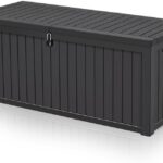 Amazon.com: HABUTWAY Large Outdoor Storage Deck Box Waterproof .