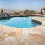 Travertine Paver Pool Deck | Imagine Architectural Concre