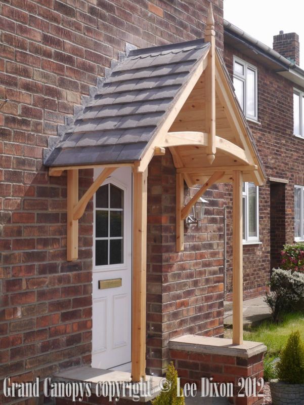 timber door canopy timber door porch | House with porch, Door .