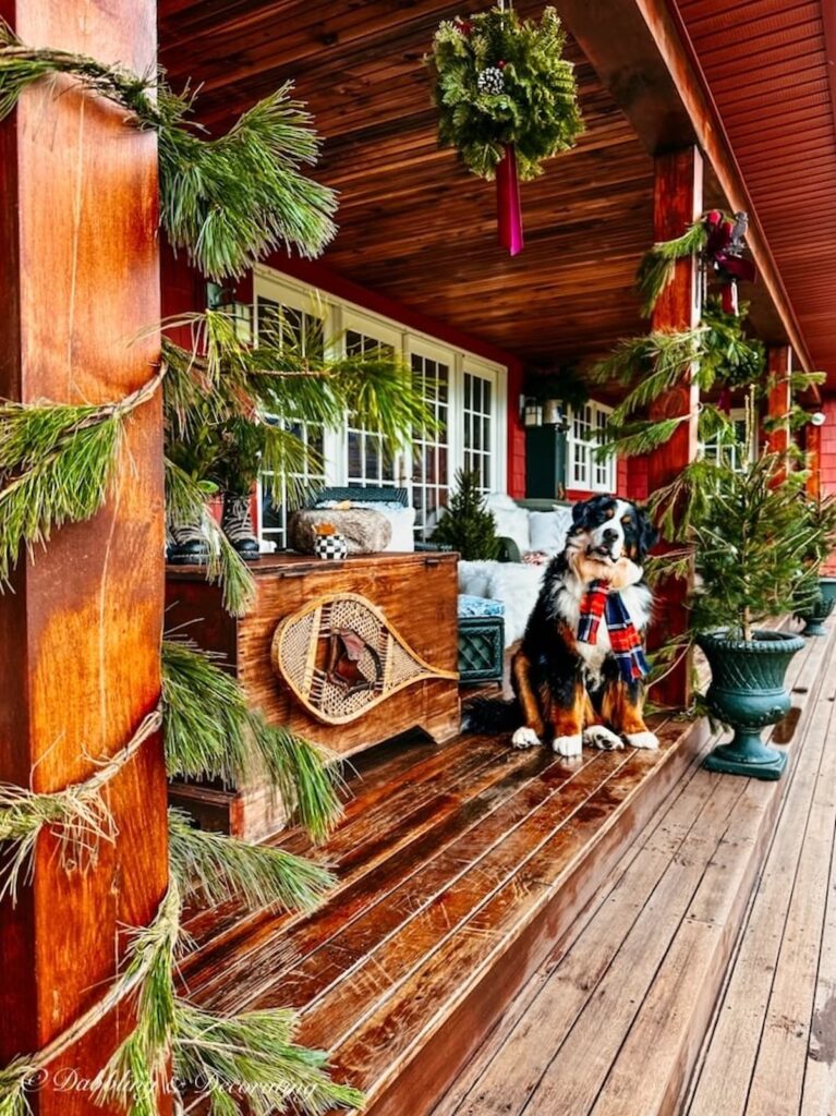 Christmas Front Porch: New England Style | Dabbling & Decorati