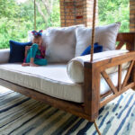 Avery Wood Porch Swing Bed Daybed, Twin or Crib Size by James+Jam