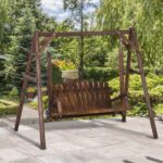 Millwood Pines Minka 2 Person Solid Wood Porch Swing & Reviews .