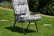 Glendale Deluxe Garden Recliner In Aspen Grey Le