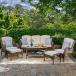 Tortuga Outdoor Rio Vista 6-Piece Resin Wicker Conversation Set .