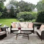 Canyon Lake All Weather Resin Wicker Furniture Sets, Dark Brown .