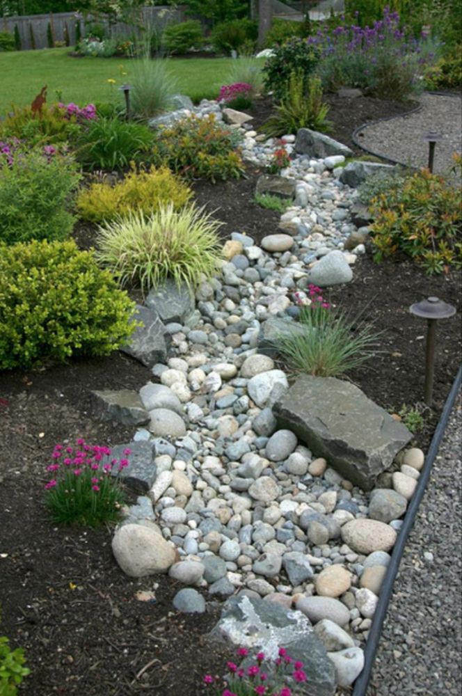 Landscaping with River Rock & Dry River Rock Garden Ideas | Rock .