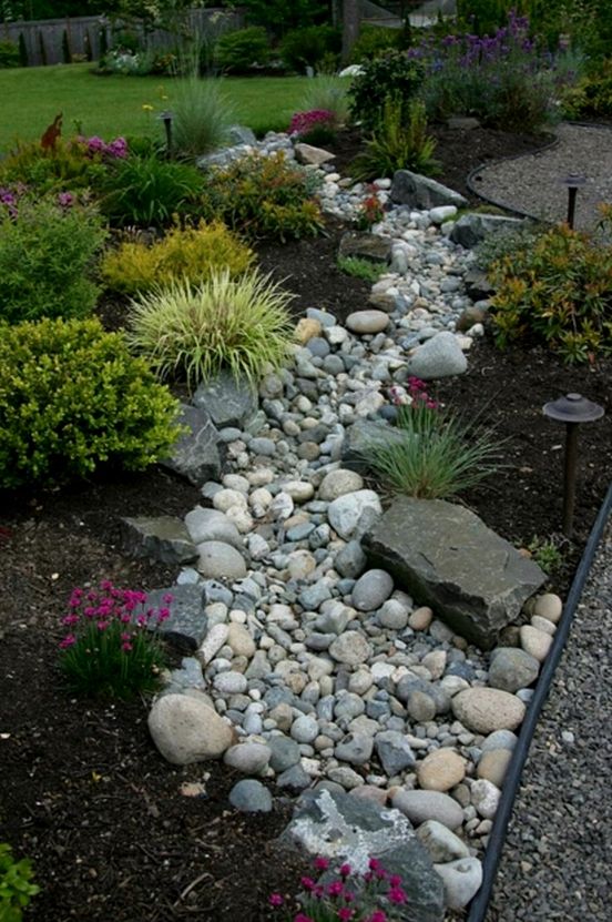 Landscaping with River Rock & Dry River Rock Garden Ideas | River .