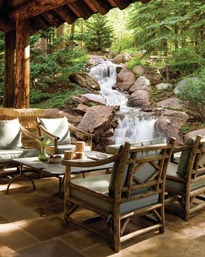 Rustic Patio Furniture Just in Time for Spring - Mountain Livi