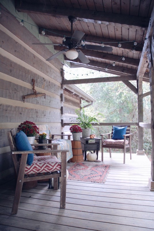 Rustic Cabin Fall Porch | 8 Amazing Rustic Fall Porches | The .