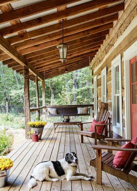 Rustico | Cabin porches, Rustic porch, Rustic porch ide