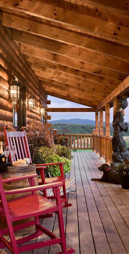 10 Simple Porch Inspirations for Rugged Homes| Porch Decor, Rustic .