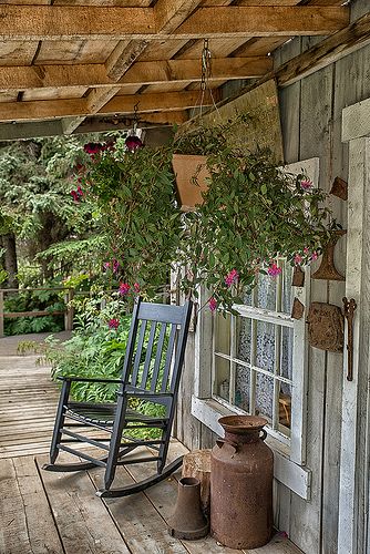 130725_3113 The old rockin' chair | Rustic porch, Farmhouse front .