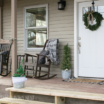 Simple & Rustic Holiday Porch Decor - North Country Ne