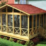 Covered Screen Porch - Backyard Project Plan 900