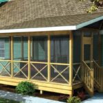 Screened Porch w/ Shed Roof - Backyard Project Plan 900