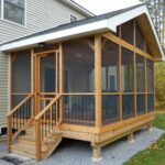 Screened Porch W/ Shed Roof Plan 90012, 57% O