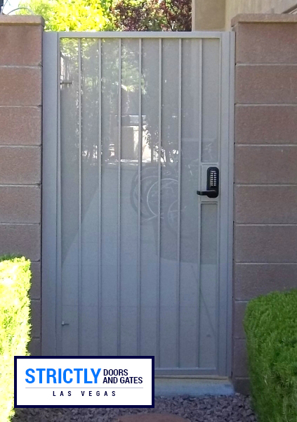 Las Vegas Single Side Yard Gates Company | Strictly Doors and Gat