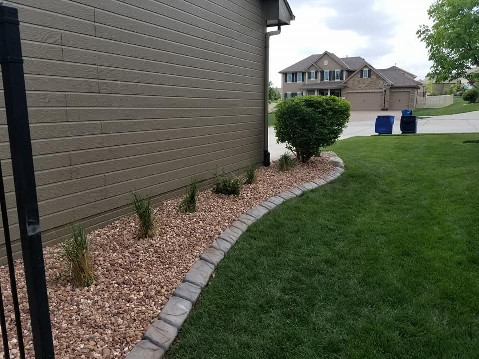 Side yard landscaping - Above & Beyond C