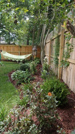 Back Yard Total Makeover | Small backyard landscaping, Privacy .