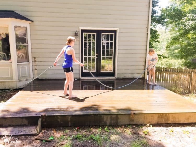 DIY Small Deck Restore Reusing Materials - Part