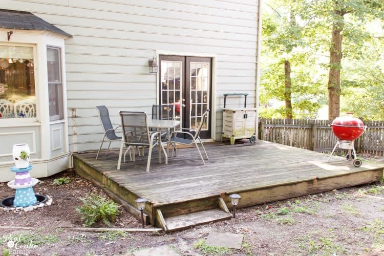 DIY Small Deck Restore Reusing Materials - Part