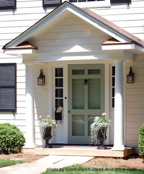 front door small porch - Google Search | Front porch pictures .