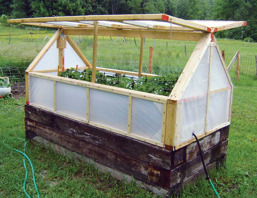 Inexpensive Mini-Greenhouse – Mother Earth Ne