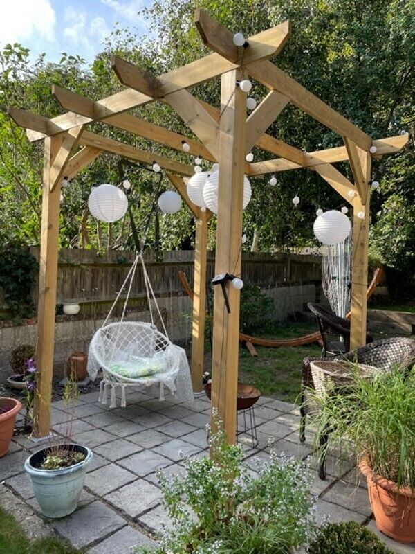 Wood Timber Hot Tub Garden Patio gazebos/Pergola kits with In .