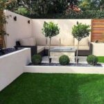 Modern Backyard Landscaping with Artificial Gra