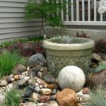 small rock garden and fountain | Rock garden design, Garden design .