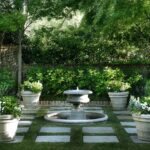 Garden Fountains - Design Chic | Garden fountains, Fountains .