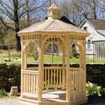 Oval Wooden Gazebo Kit from DutchCrafters Amish Furnitu