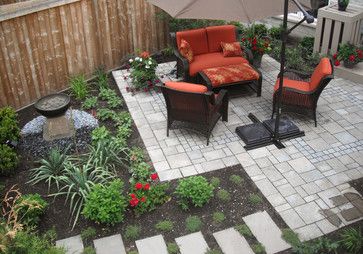 Small Townhouse Backyard Design Ide