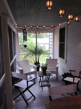 Screened Porch - Photos & Ideas | Porch lighting, Screened porch .