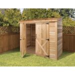 Cedarshed Small Storage 6-ft x 3-ft Wood Storage Shed (Floor .