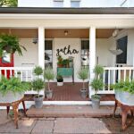 spring porch decor - Abigail Albe