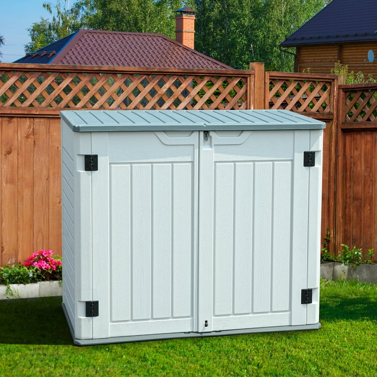 Dextrus 35 cu ft Outdoor Horizontal Storage Sheds, Weather .