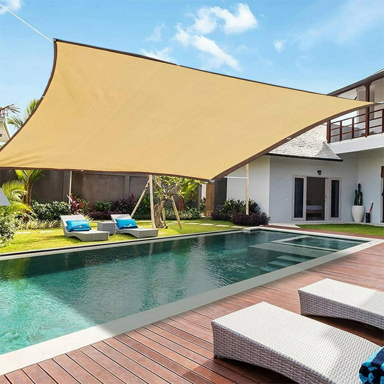 Sun Shade Canopy,Outdoor Sunshade Swimming Pool Sun Awning - 95 .