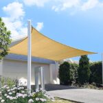 Amazon.com : Patio Sun Shade Sail Canopy, 10' x 10' Square Shade .