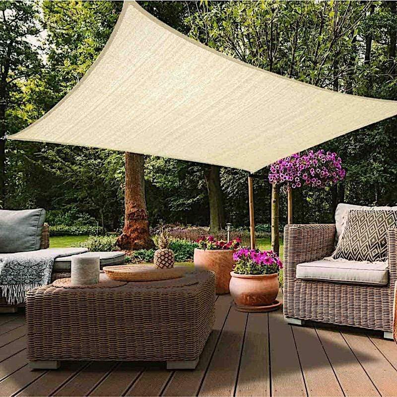 12x16 feet Rectangle Sun Shade Sail UV Block Cano