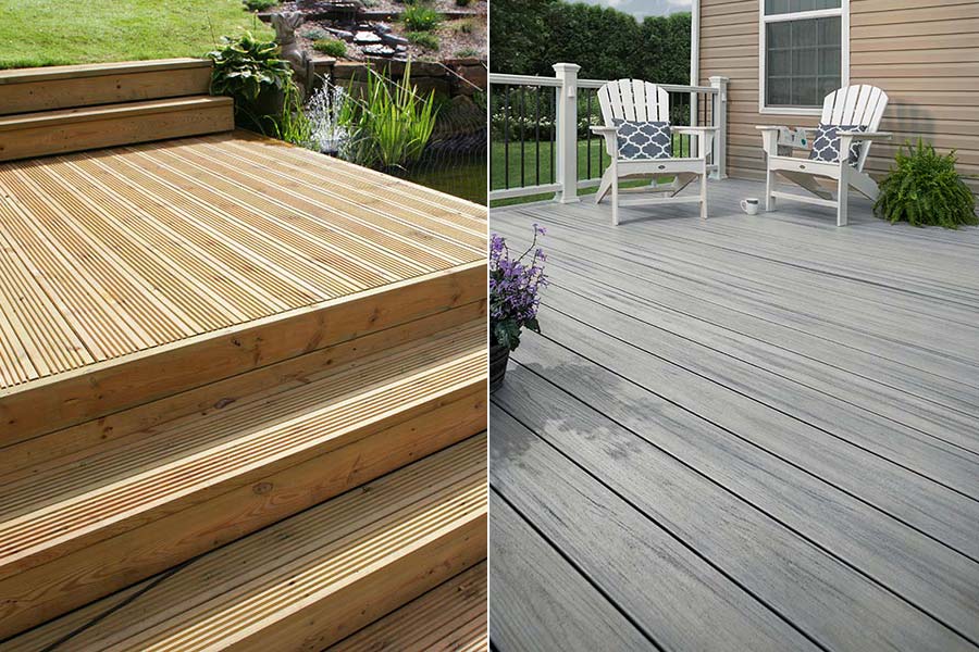 Softwood Timber Decking or Composite Decking | Alsford Bl