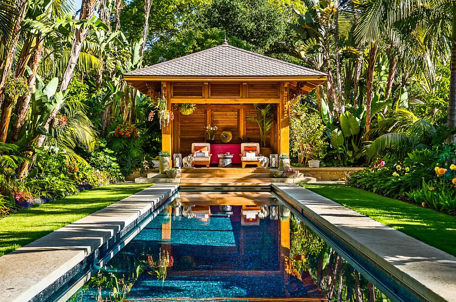 25 Spectacular Tropical Pool Landscaping Ide