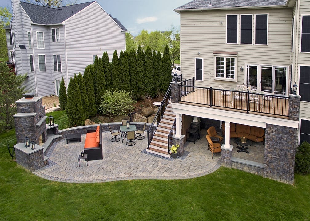 Custom Deck/Patio West Chester PA - 1200 Sq Ft - Keystone Custom Dec