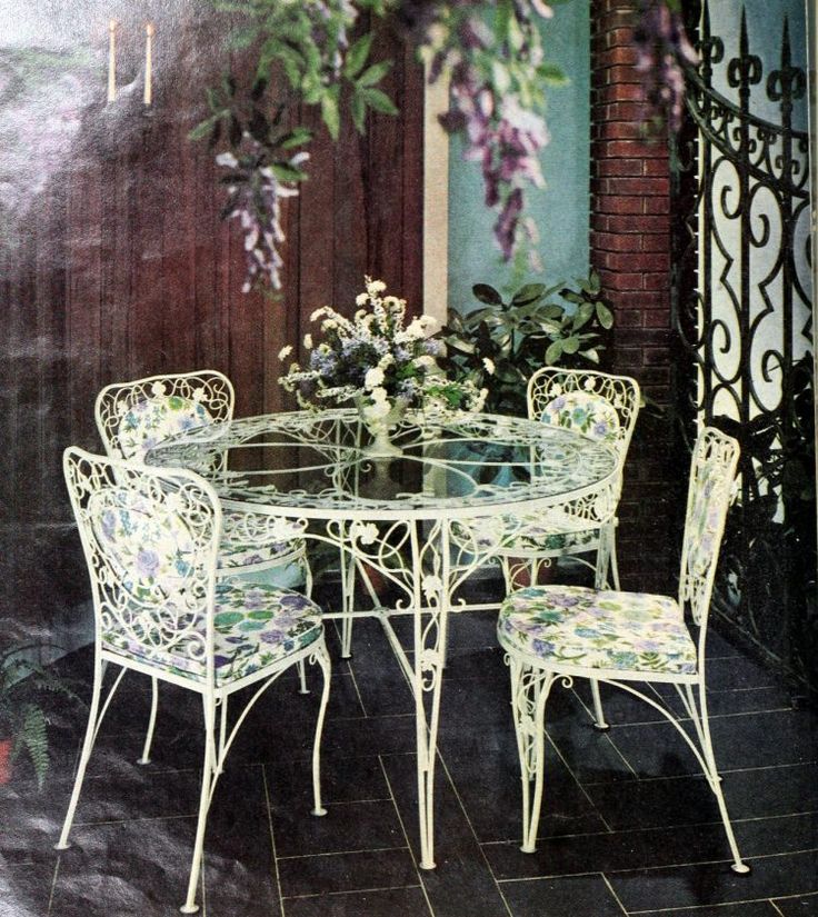 See 60 vintage patio furniture sets that offered outdoor .