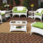 Outdoor Resin Wicker Patio Furniture, White Veranda - Resin Wicker .