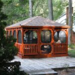 Bayhorse Gazebos & Barns | Rectangle Wood Gazebo - 12' x 16' Dutch .