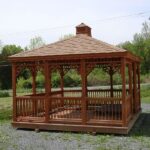 Bayhorse Gazebos & Barns | Rectangle Wood Gazebo - 10' x 16 .