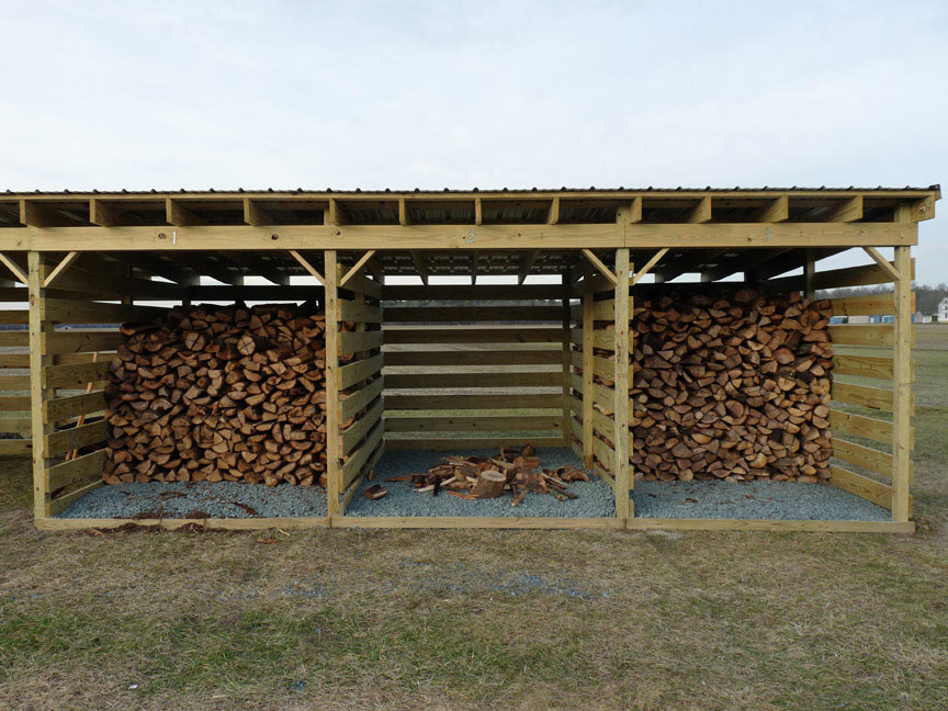 Woodshed slat spacing | Arborist, Chainsaw & Tree Work For