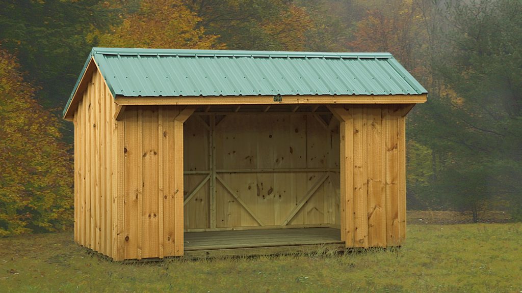 Wood Sheds Delivered in NY, VT, MA, PA, NH | Garden Ti